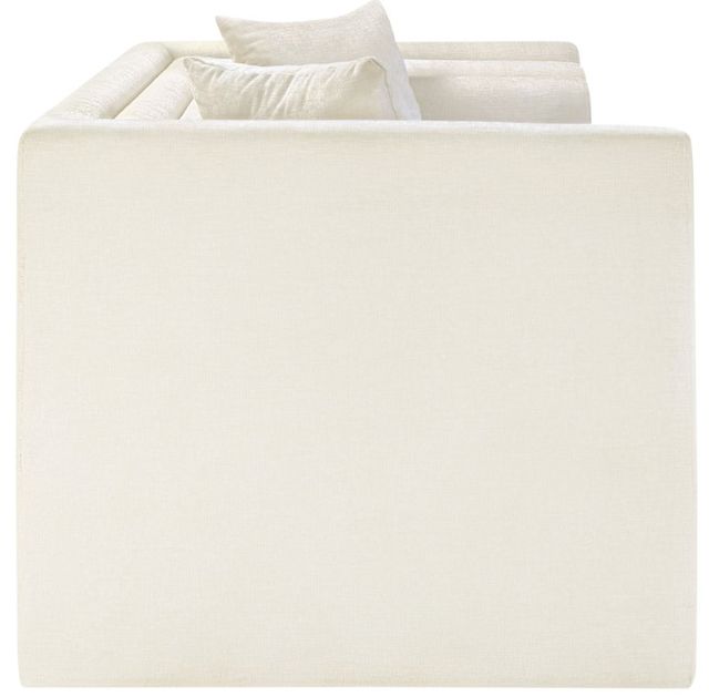 Meridian Furniture Everett Cream Chenille Fabric Loveseat-2
