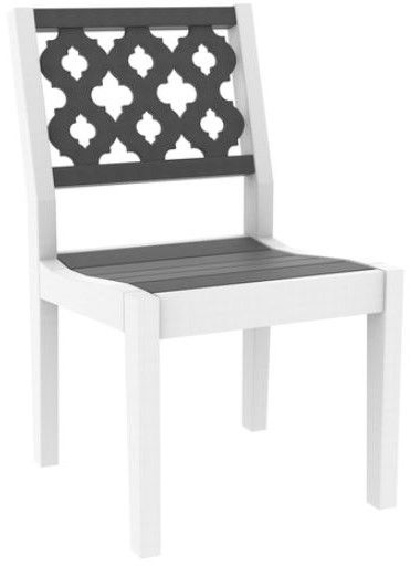 Seaside Casual Greenwich Dining Side Chair Provencal Back Style-0
