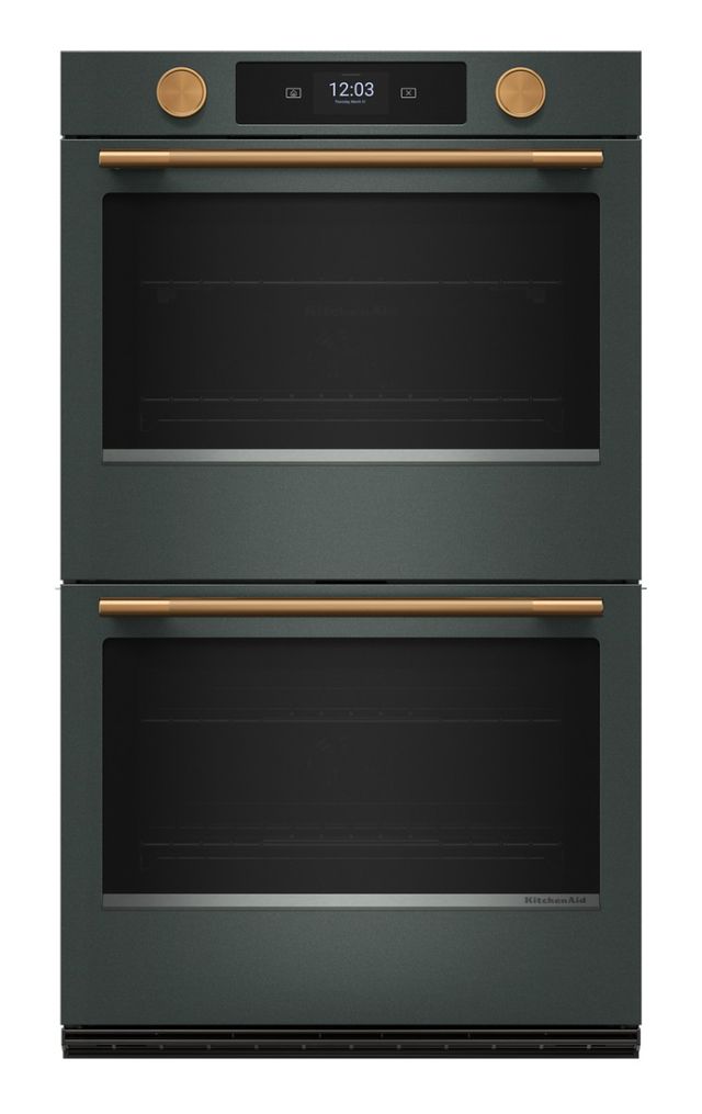 KitchenAid® 30" Juniper Smart Double Electric Wall Oven with Assisted Cook Cycles-1