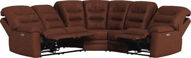 Palliser® Furniture Customizable Keiran 5-Piece Wall-Hugger Power Reclining Sectional with Power Headrest and Lumbar-1