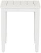 Linon Calabash White Aluminum Outdoor Side Table-3