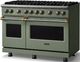 Viking® 5 Series 48" Eucalyptus Pro Style Gas (LP) Range with Brushed Brass Trim-2
