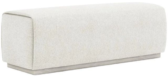 Bernhardt Living Tempo Gray Bench-0