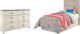 Signature Design by Ashley® Willowton 2-Piece Whitewash Twin Panel Headboard Set-0