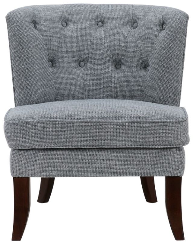 Homelegance® Melrose Dark Gray/Espresso Accent Chair-2