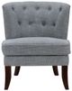 Homelegance® Melrose Dark Gray/Espresso Accent Chair-2