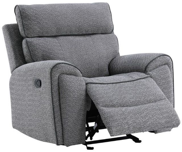 New Classic® Home Furnishings Omni Gray Manual Glider Recliner-3