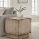Nest Home Collections Walker Old Wood End Table -1
