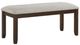 Homelegance® Binghampton Dark Cherry/Moonstone Dining Bench-0