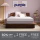 Purple® Purple Plus™ 11" Grid Technology Medium Smooth Top Queen Mattress in a Box-0