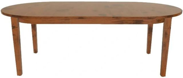 Mavin Customizable 48" x 72" Oval Extendable Dining Table with 18" Leaf-1