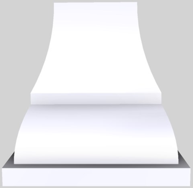 Vent-A-Hood® Designer Series 60" White Island Range Hood-1