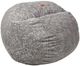 CordaRoy's® Original Gray Faux Fur Queen Bean Bag Chair-0