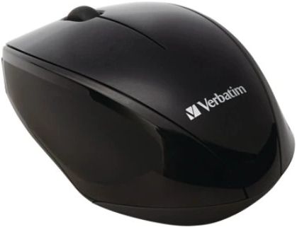 Verbatim Black Wireless Multi-Trac Blue LED Optical Mouse-0
