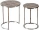 A & B Home 2-Piece Metallic Nesting Tables-0