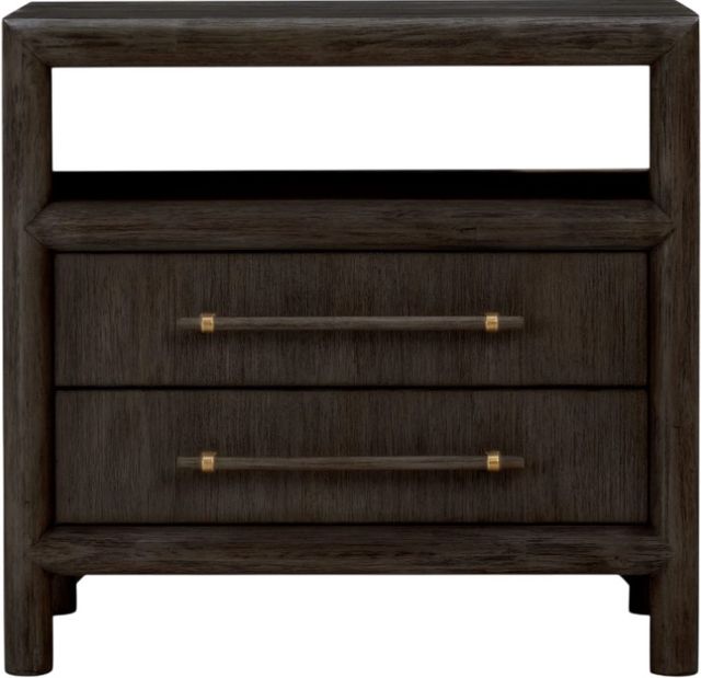 Modus Furniture Dorsey Basalt Gray 2-Drawer Nightstand-2
