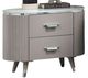 Furniture of America® Aldridge Light Gray Nightstand-0