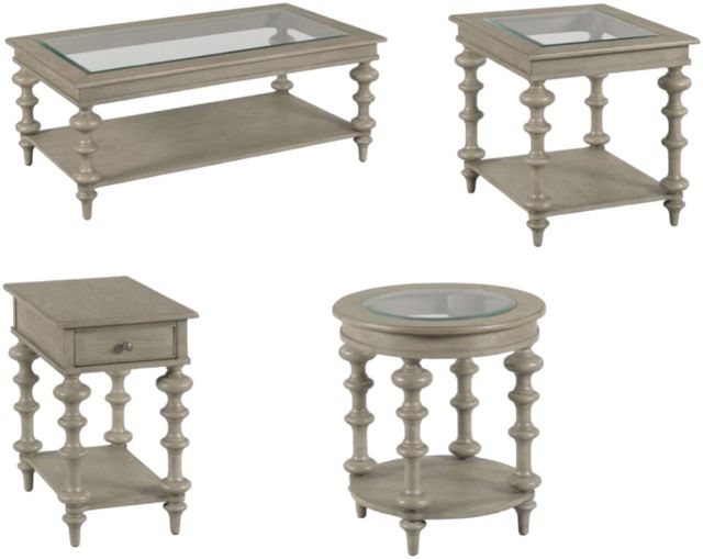 England Furniture Tigbee 4-Piece White Oak Occasional Table Set-0