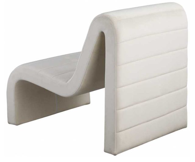 Meridian Furniture Ivy Cream Velvet Accent Chair-3