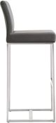 TOV Furniture Denmark Grey Set Of 2 Steel Bar Stool-2