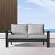Enclover Magnolia Black/Granite Loveseat-1