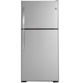 GE® 30" 19.2 Cu. Ft. Fingerprint Resistant Stainless Steel Top Freezer Refrigerator