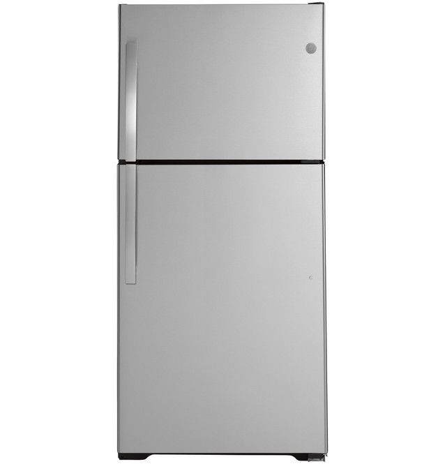 GE® 30" 19.2 Cu. Ft. Fingerprint Resistant Stainless Steel Top Freezer Refrigerator-0