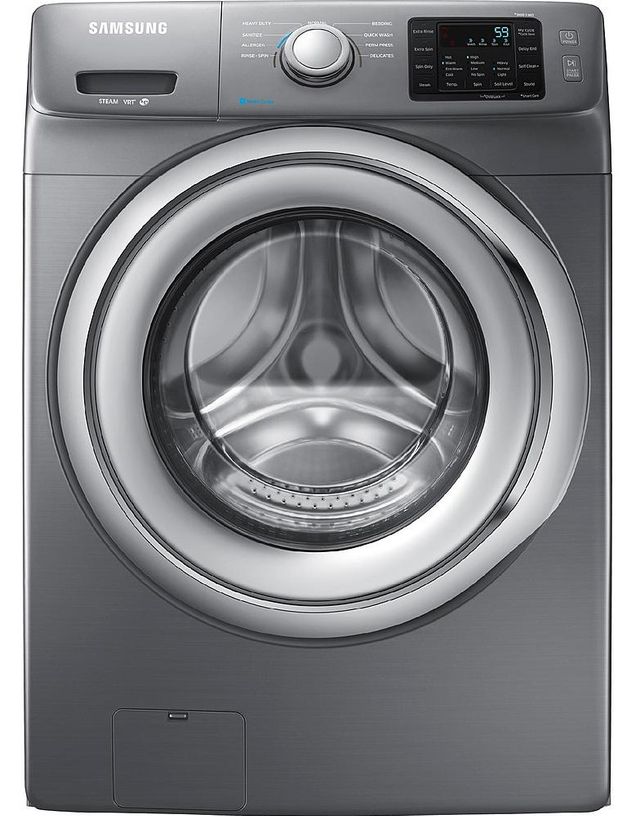 Samsung 4.2 Cu. Ft. Stainless Platinum Front Load Washer-0