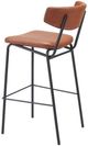 Zuo® Modern Charon Vintage Brown Barstool-4