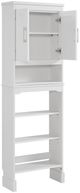 Linon Barkley White Tall Wall Cabinet-3