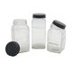 A & B Home 3-Piece Glass Kitchen Canister Set-1