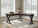 Signature Design by Ashley® Wildenauer Black/Brown Home Office Desk-5