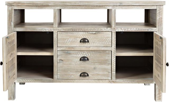 Jofran Inc. Artisan's Craft Washed Gray 50" Media Console-2