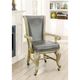 Furniture of America® Melina 2-Piece Gray Arm Chair Set-0