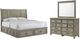 Elements International Sullivan 3-Piece Drift Gray King Bedroom Set-0
