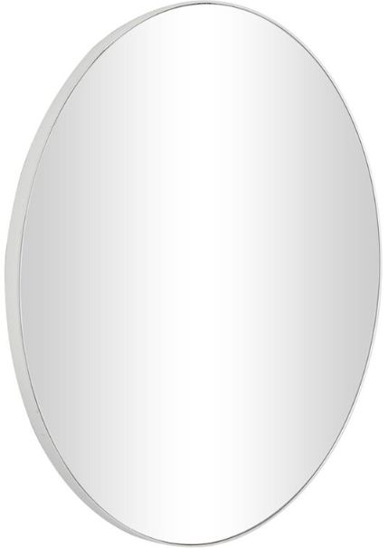 Deco Marche White Thin Minimalistic Frame Mirror-1