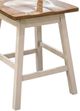 Signature Design by Ashley® Jendanton Antique White/Brown Swivel Bar Stool-3