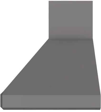 Vent-A-Hood® Premier Magic Lung® 66" Gunsmoke Wall Mounted Range Hood-1
