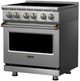 Viking® 5 Series 30" Eucalyptus Pro Style Induction Range-4