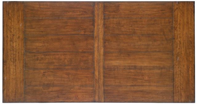 Legacy Classic Fenmore Distressed Cherry Trestle Dining Table with Dark Mocha Base-3