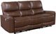 Coaster® Greenfield Saddle Brown Upholstered Power Reclining Sofa-0