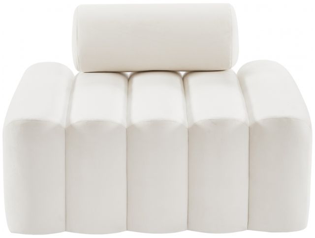 Meridian Furniture Melody Cream Velvet Chair-1