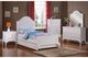 Elements International Jesse 3-Piece White Full bedroom Set with Trundle-0