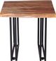 Porter International Designs Manzanita Harvest End Table with Black W Base-1
