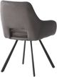 Primo™ International Dining Jordyn 2-Piece Plush Grey Dining Chair Set-2