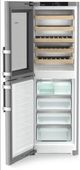 Liebherr 24" 10.7 Cu. Ft. Stainless Steel Wine Cooler with Freezer-1