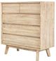LH Home Gia Light Driftwood 5-Drawer Chest-0