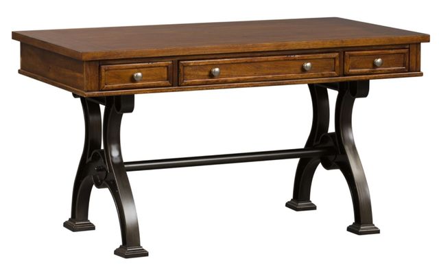 Liberty Furniture Arlington House Black/Cobblestone Brown Writing Desk-0