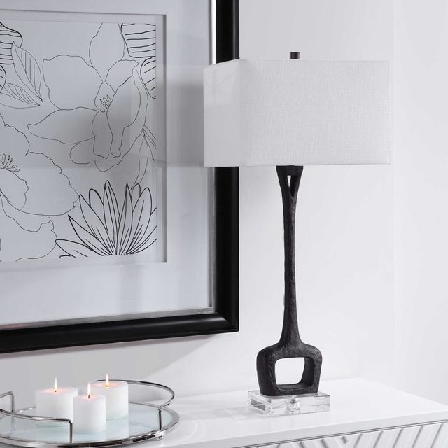 Uttermost® Darbie Black Table Lamp-1