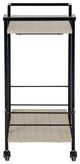 Signature Design by Ashley® Waylowe Brown/Black Bar Cart-2